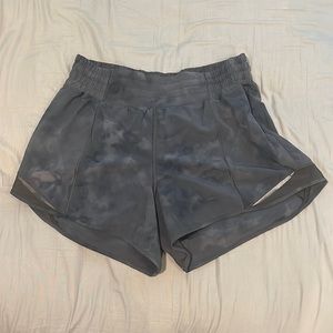 Smokey grey Lululemon Hotty Hot shorts